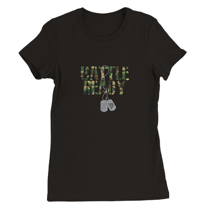 Womens Battle Ready Crewneck T-shirt